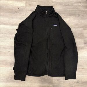 Patagonia Men's Black Zip-Up Sweater